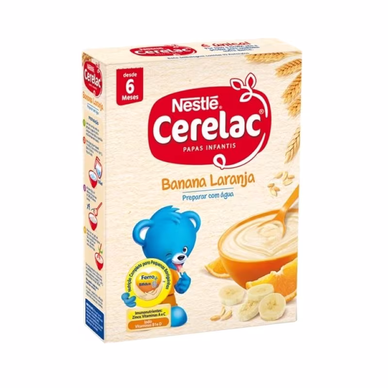 Nestlé Cerelac Banana Laranja Láctea 6m+ 250g