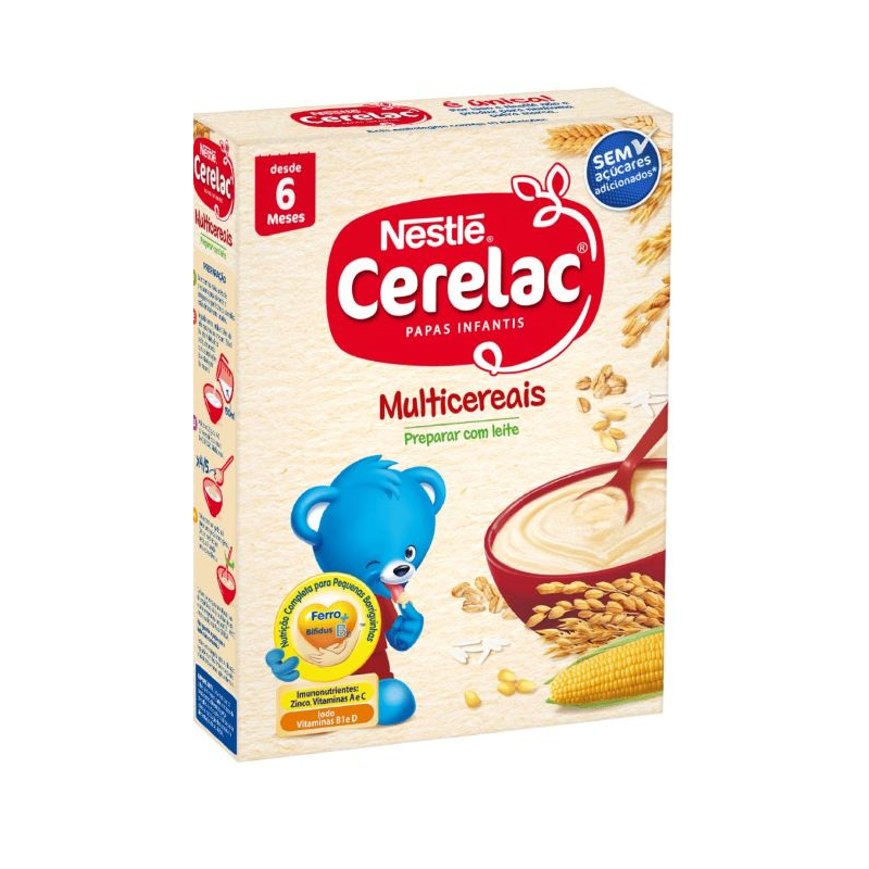 Nestlé Cerelac  Multicereais Não Láctea 6m+ 250g