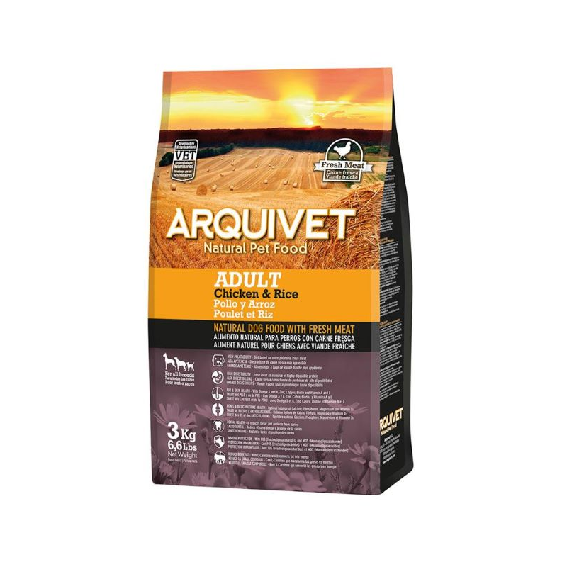 Arquivet Dog Adult Chicken & Rice 3Kg