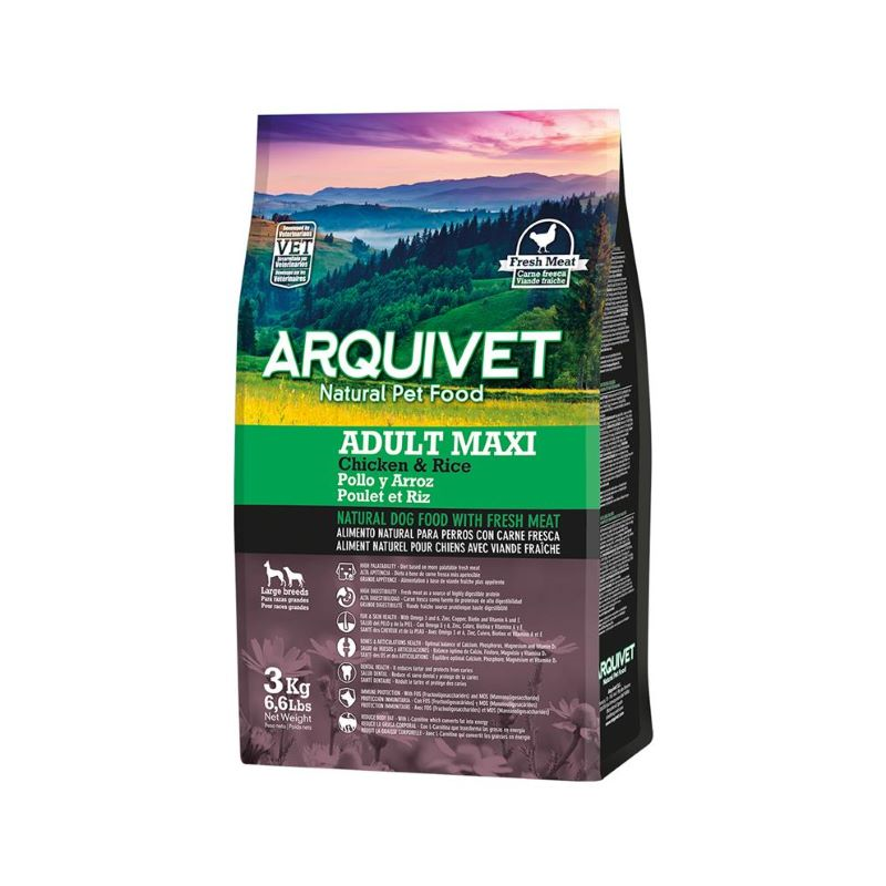Arquivet Chien Adulte Maxi 3Kg