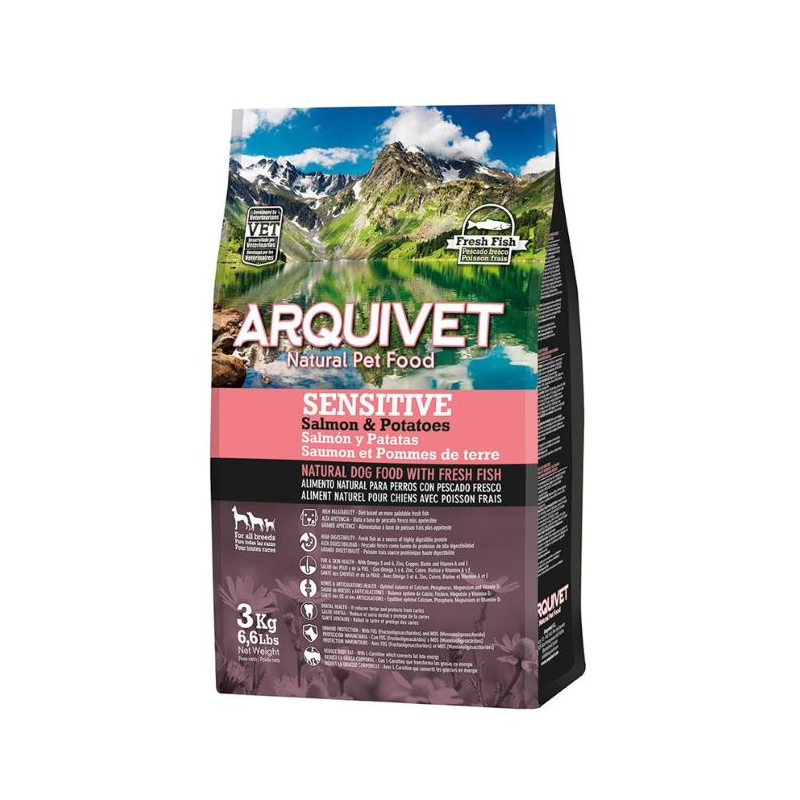 Arquivet Cão Sensitive Salmon & Potatoes 3Kg