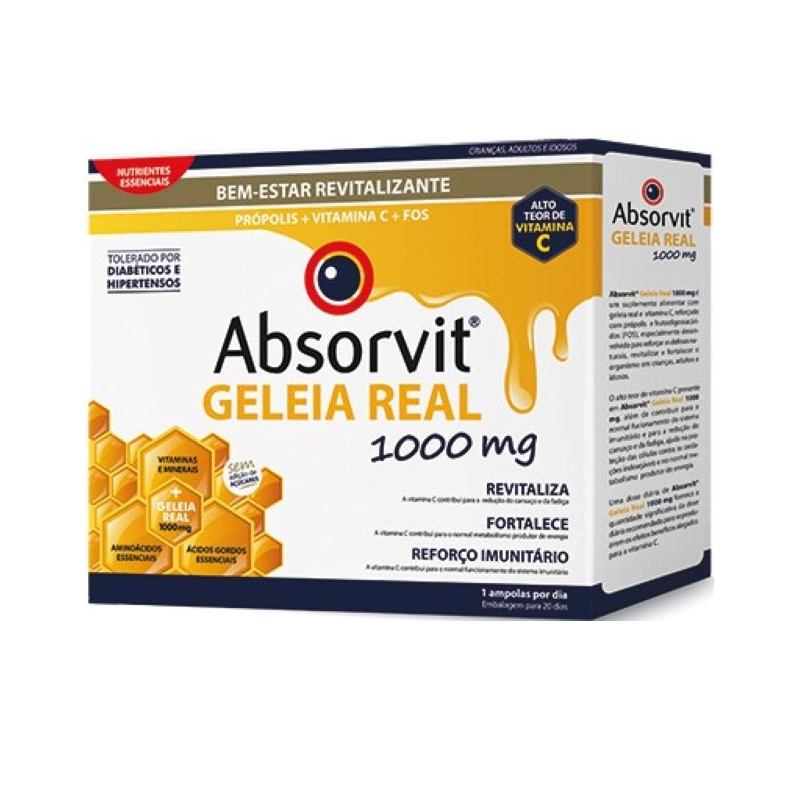 Absorvit Gelée Royale 1000mg 20 ampoules