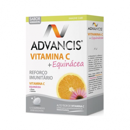 Advancis Vitamina C + Equinácea 12 comprimidos efervescentes