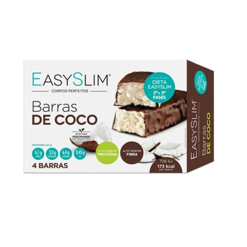 EasySlim Barras Côco 4x45g