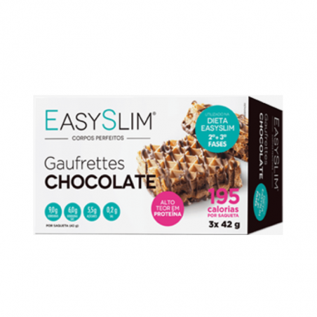 Easyslim Chocolate Gaufrettes 3x42g
