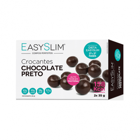 Easyslim Crujiente Chocolate Negro 2x35g Easyslim Crujiente Chocolate Negro 2x35g