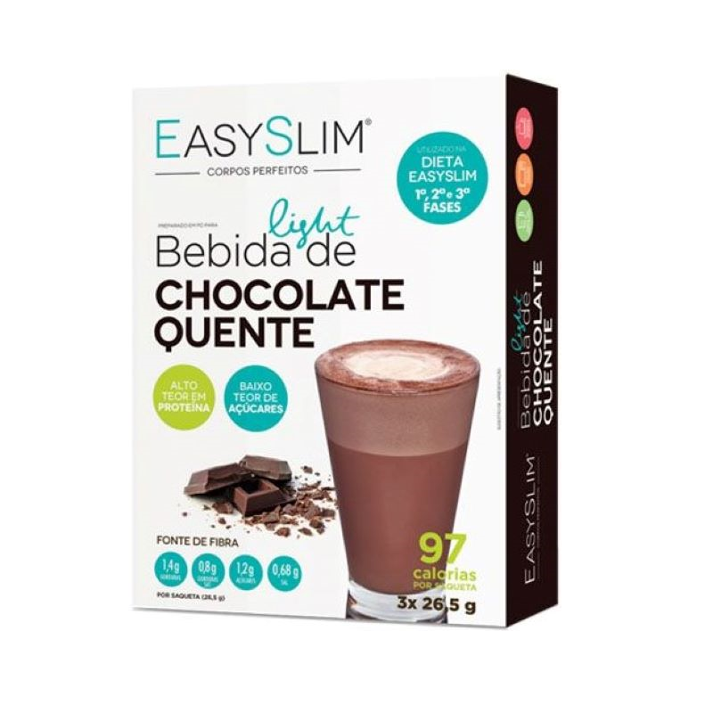 Easyslim Bebida de Chocolate Quente 3x26,5g