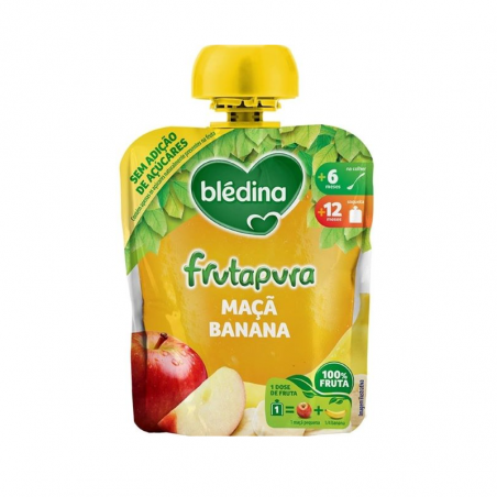 Blédina Frutapura Saqueta Maçã Banana 90g Blédina Frutapura Saqueta Maçã Banana 90g