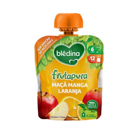 Blédina Frutapura Sobre Manzana Mango Naranja 90g