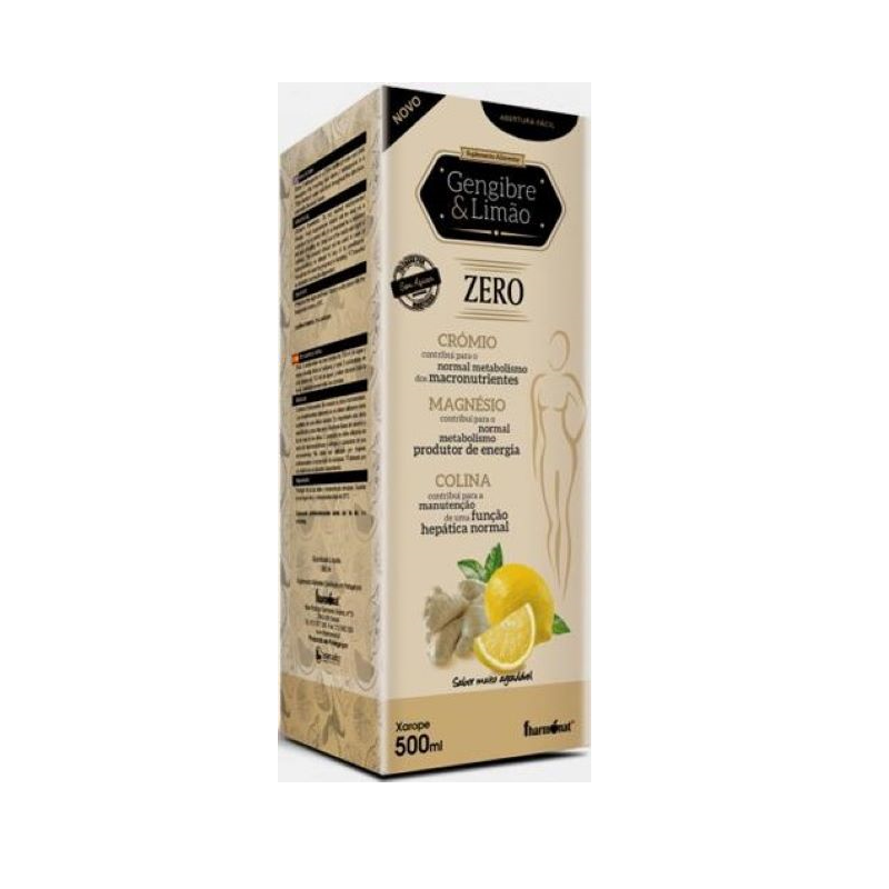 Fharmonat Sirop Gingembre & Citron Zéro 500ml