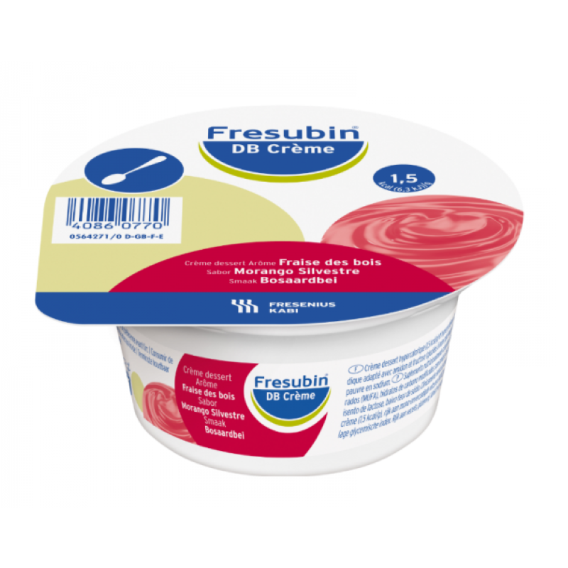 Fresubin DB Creme Morango Silvestre 4x125g