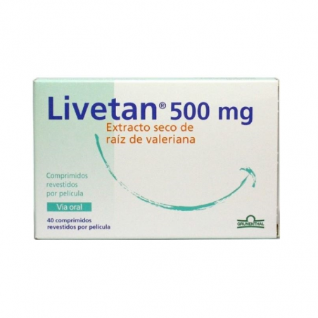 Livetan 500mg 40comprimidos Livetan 500mg 40comprimidos