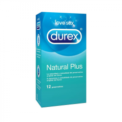 Durex Natural Plus Preservativos 12unidades