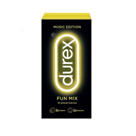 Durex Music Edition Fun Mix Preservativos 10unidades