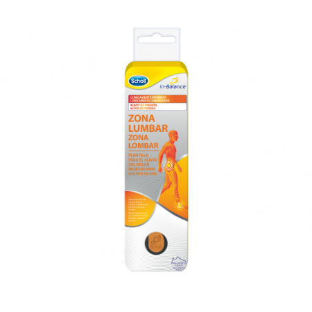 Scholl In-Balance Palmilha Zona Lombar M 2unidades Scholl In-Balance Palmilha Zona Lombar M 2unidades