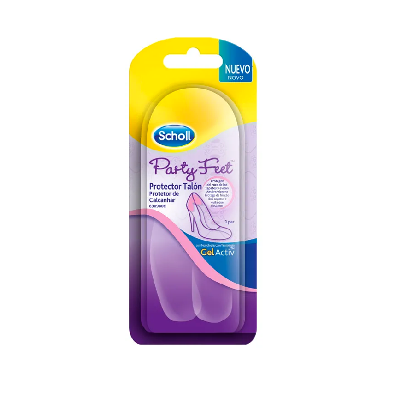 Scholl Party Feet c/ Gelactiv Protecção Calcanhar 2unidades