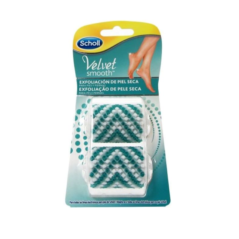 Scholl Velvet Smooth Recarga Esfoliante 2unidades