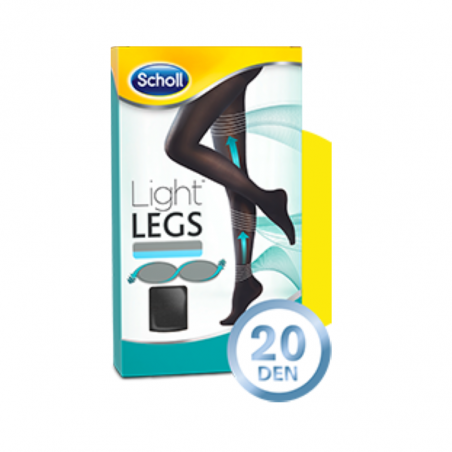 Scholl Light Legs Collants de Compressão 20DEN Preto Tam.M