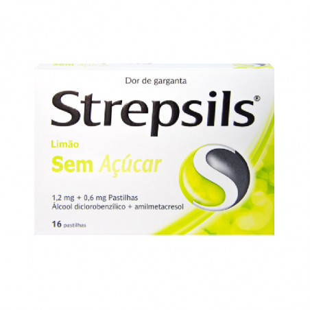 Strepsils Limão Sem Açúcar 24pastilhas