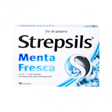 Strepsils Menta Fresca 16pastilhas Strepsils Menta Fresca 16pastilhas