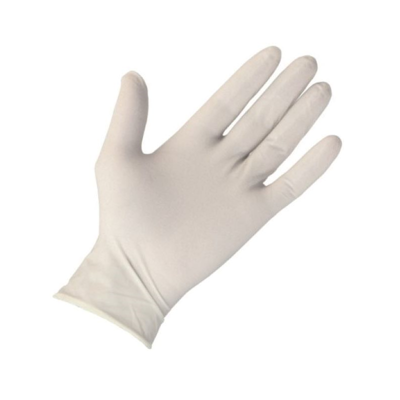 Non-Sterile Powder Free Latex Gloves size M 100 units