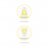 Saro Luz de Presença e Orientação On/Off Saro Luz de Presença e Orientação On/Off
