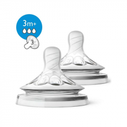 Philips Avent Natural Tetina Fluxo Médio 2unid