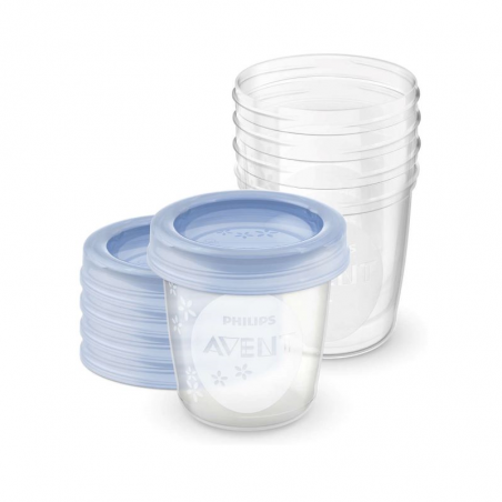 Philips Avent Copo Armazenamento Leite Materno 180ml 5unid Philips Avent Copo Armazenamento Leite Materno 180ml 5unid