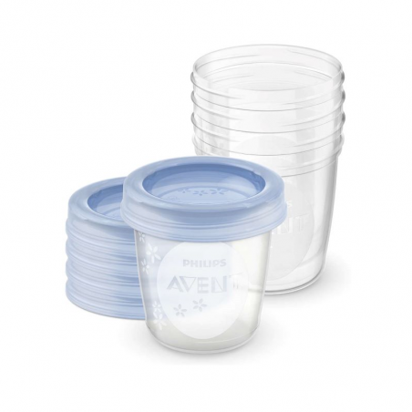 Philips Avent Copo Armazenamento Leite Materno 180ml 5unid