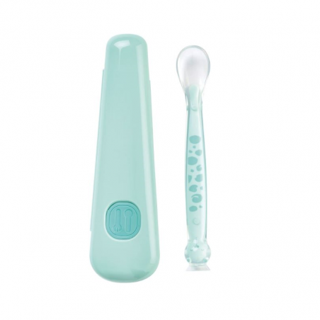 Saro Silicone Spoon "Soft and Fun" with Case 6m+