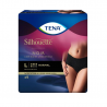 TENA Silhouette Normal Cintura Baixa Negro Tamanho L 9unidades