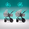 Kinderkraft Xmoov Poussette Trio Gris