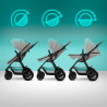 Kinderkraft Xmoov Carrinho de Passeio Trio Cinzento Kinderkraft Xmoov Carrinho de Passeio Trio Cinzento