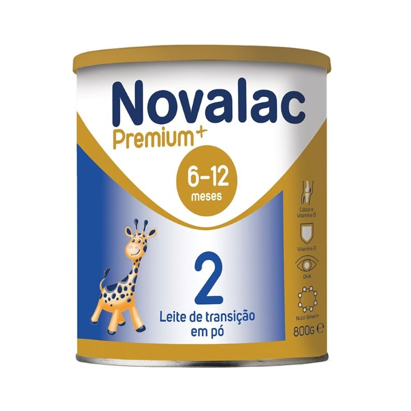 Novalac : Lait en poudre Novalac 2ème âge de 6 à 12 mois, pot de 800 g