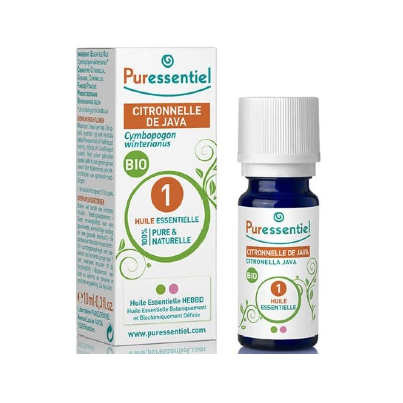 Puressentiel Citronela de Java Bio Óleo Essencial 10ml