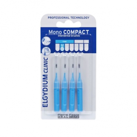 Elgydium Clinic Mono Compact Brushes Blue 0.8mm