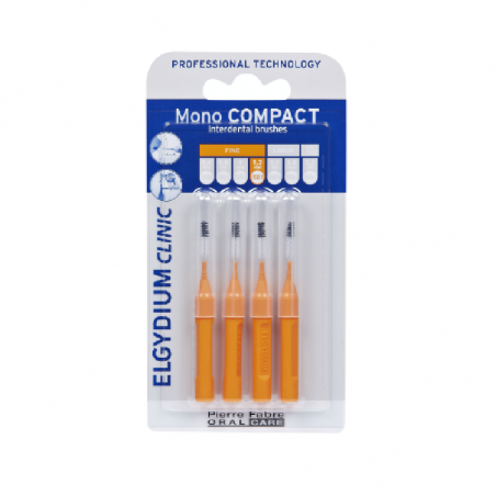 Elgydium Clinic Escovilhões Mono Compact Laranja 1,2mm