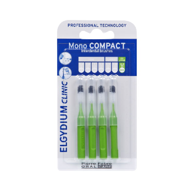 Elgydium Clinic Escovilhões Mono Compact Verde 2,2mm