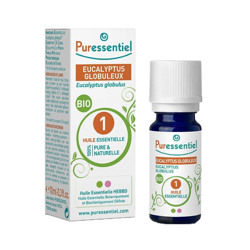 Puressentiel Eucalipto globulus Bio Óleo Essencial 10ml