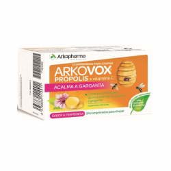 Arkovox Propólis + Vit C Sabor Framboesa 24comprimidos