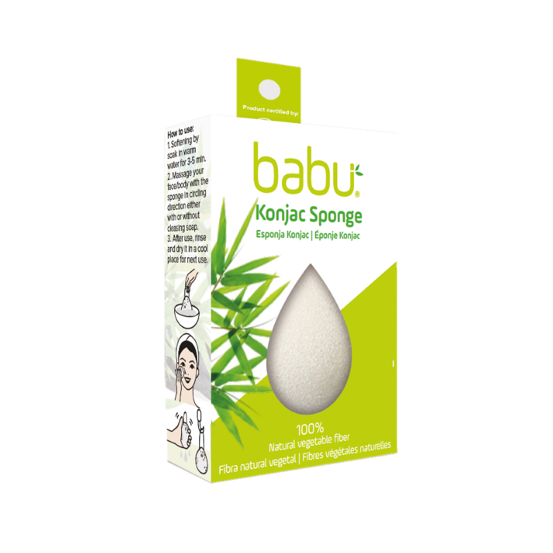 Babu Esponja Konjac Pure