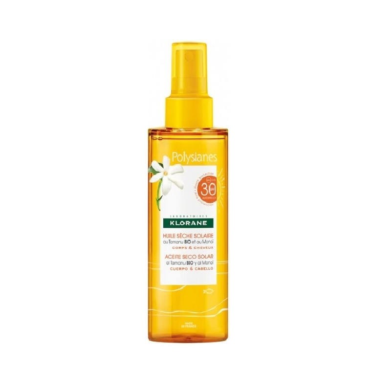 Klorane Solar Polysianes Óleo FPS30 200ml