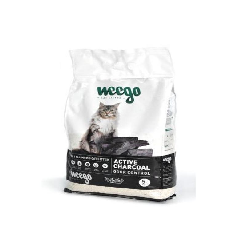 Weego Active Charcoal Areia Gato 5L