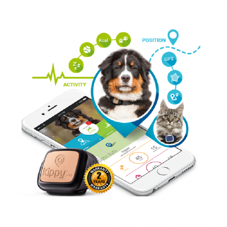 Kippy Detector de localização por GPS para Cão e Gato