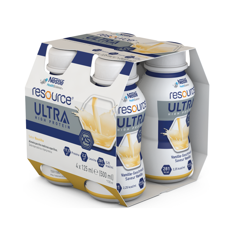Nestlé Resource Ultra Baunilha 4x125ml