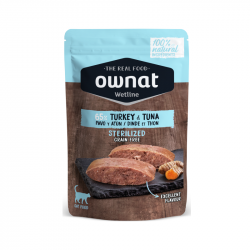 Ownat Wet Sterilized Turkey&Tuna Gato 12x85g