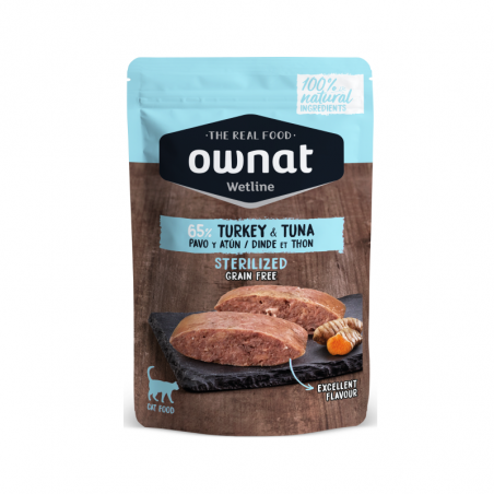 Ownat Wet Sterilized Turkey&Tuna Gato 12x85g