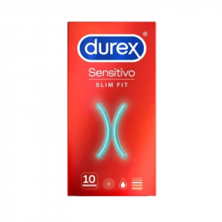 Durex Sensitivo Slim Fit Preservativos 10unidades