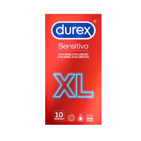 Durex Sensitivo XL Preservativos 10unidades