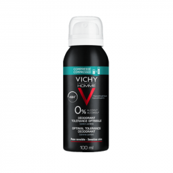 Vichy Homme Desodorizante Spray Hipoalergénico 48h Tolerância Óptima 100ml